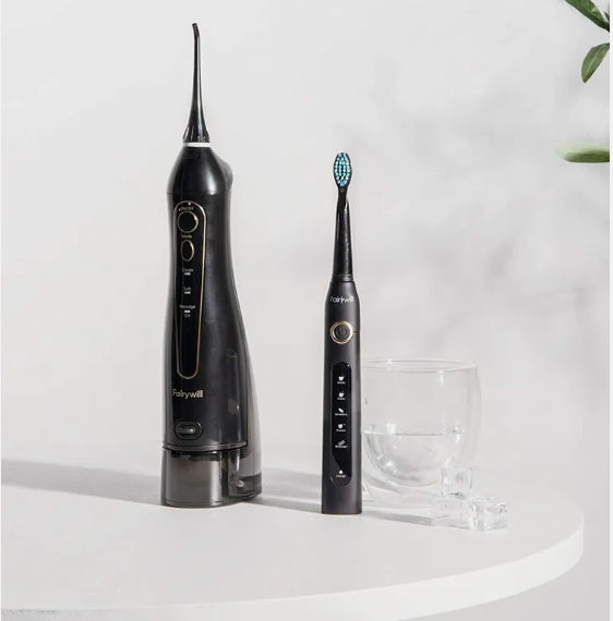 Fairywill 2-in-1 Electric Toothbrush & Water Flosser – Complete Oral Care! 🦷💦