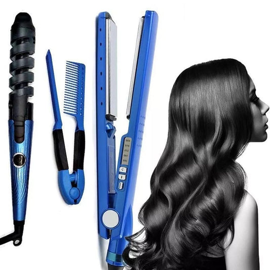 🔥 3-in-1 Splint Hair Straightener – Style Smarter, Not Harder