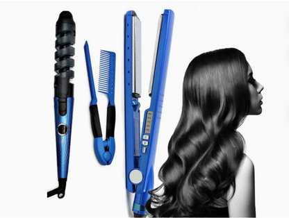 🔥 3-in-1 Splint Hair Straightener – Style Smarter, Not Harder