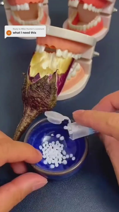Eelhoe Thermal Forming False Teeth – DIY Temporary Tooth Replacement 🛠️🦷